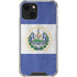 El Salvador Flag Distressed iPhone 14 Plus Clear Case